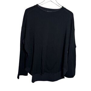Beautiful People LA size small Super Soft Fleece sweatshirt black top